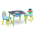 Delta Children Kids Table and Chair Set with Storage (2 Chairs Included) - Greenguard Gold Certified - Ideal for Arts & Crafts, 