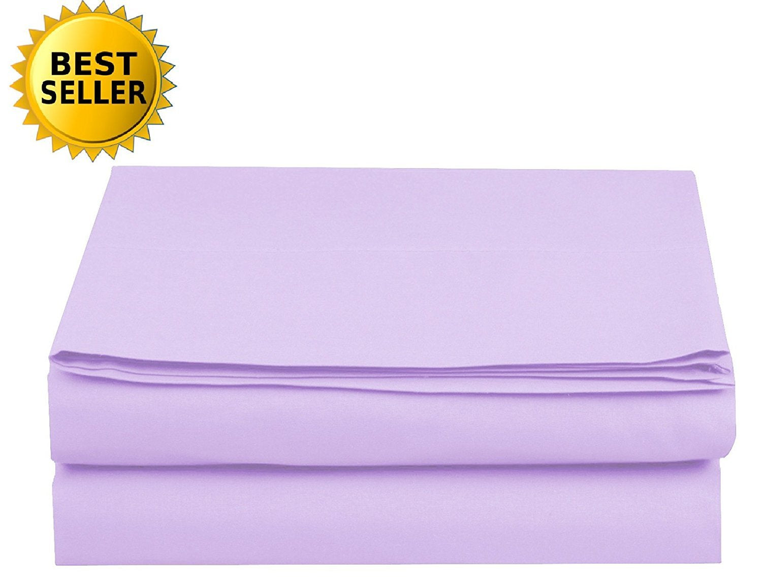 Luxury Fitted Sheet On Amazon Elegant Comfort Wrinkle-Free 1500 Premier Hotel Quality 1-Piece Fitted Sheet, King Size, Lilac