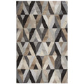 Rizzy Home Alora Decor Makalu 2'6" X 8' Geometric Gray/Natural Hand-Tufted Area Rug