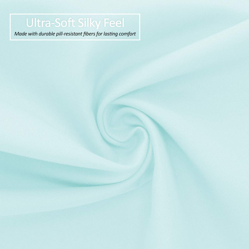 Nestl Body Pillow Cover - Soft Body Pillow Pillowcase - Lightweight Light Blue Pillowcase - Microfiber Body Pillow Case Cover - 20X54 Inches - Envelope Closure