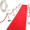 Shappy Red Carpet Runner Rug for Party 55gsm Thickness with 1 Piece Carpet Tape for Wedding Christmas Xmas Thanksgiving Outdoor 