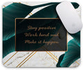 Oriday Gaming Mouse Pad Custom, Stay Positive Work Hard And Make It Happen Motivational Sign Inspirational Quote Mouse Pad Quote