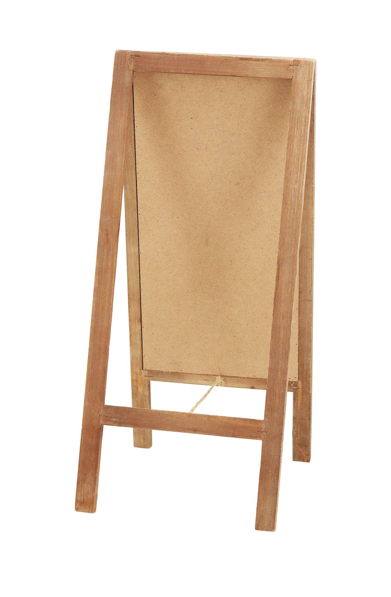 23' H Santa Claus Advent Wood Calendar, Reusable Countdown To Christmas Retro Calendar With Easel (Brown Frame)