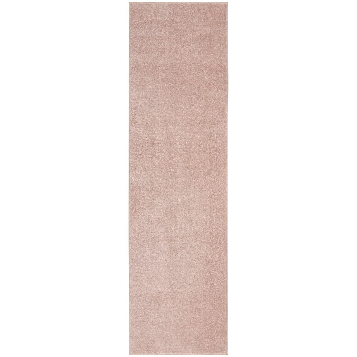 Nourison Essentials Indoor/Outdoor Pink 2'2' X 10' Area Rug, Easy Cleaning, Non Shedding, Bed Room, Living Room, Dining Room, B