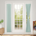 Vatge Side Door Curtains for Door Window Covering, Sidelight Curtains for Front Door, 1 Panel, W12 x L72, Aqua
