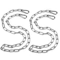 Fankutoys Hanging Swing Chair Chain Kit, 2 Set Stainless Steel Hardware Heavy Duty Porch Swing Hammock Chain Kit Hanging Hooks F
