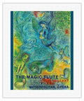 The Magic Flute - Mozart - Metropolitan Opera - Vintage Opera Poster by Marc Chagall c.1966 - Fine Art Rolled Canvas Print 16in 