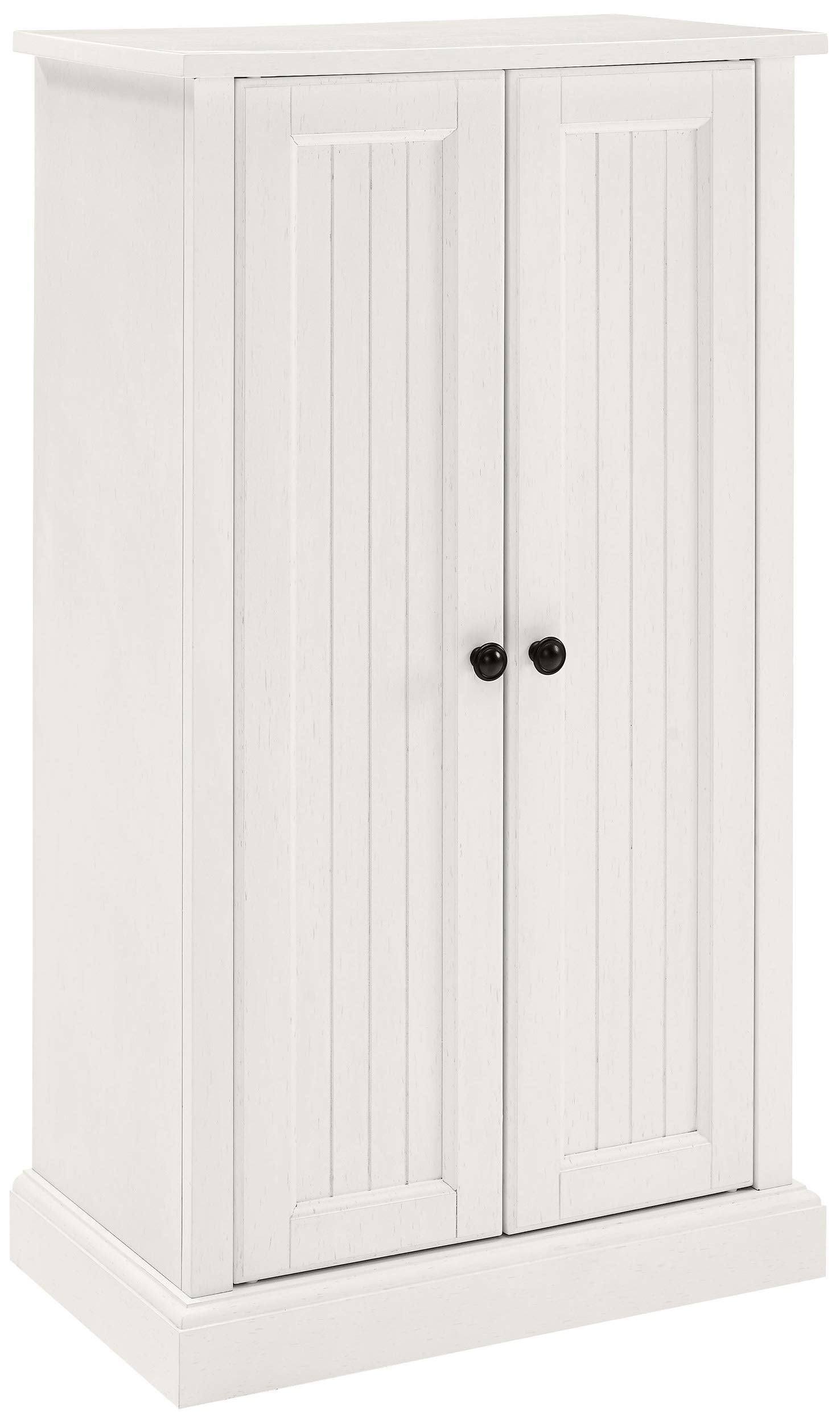 Crosley Furniture Seaside Accent Storage Cabinet, Bar, Buffet For Kitchen, Living Room, Or Entryway, White
