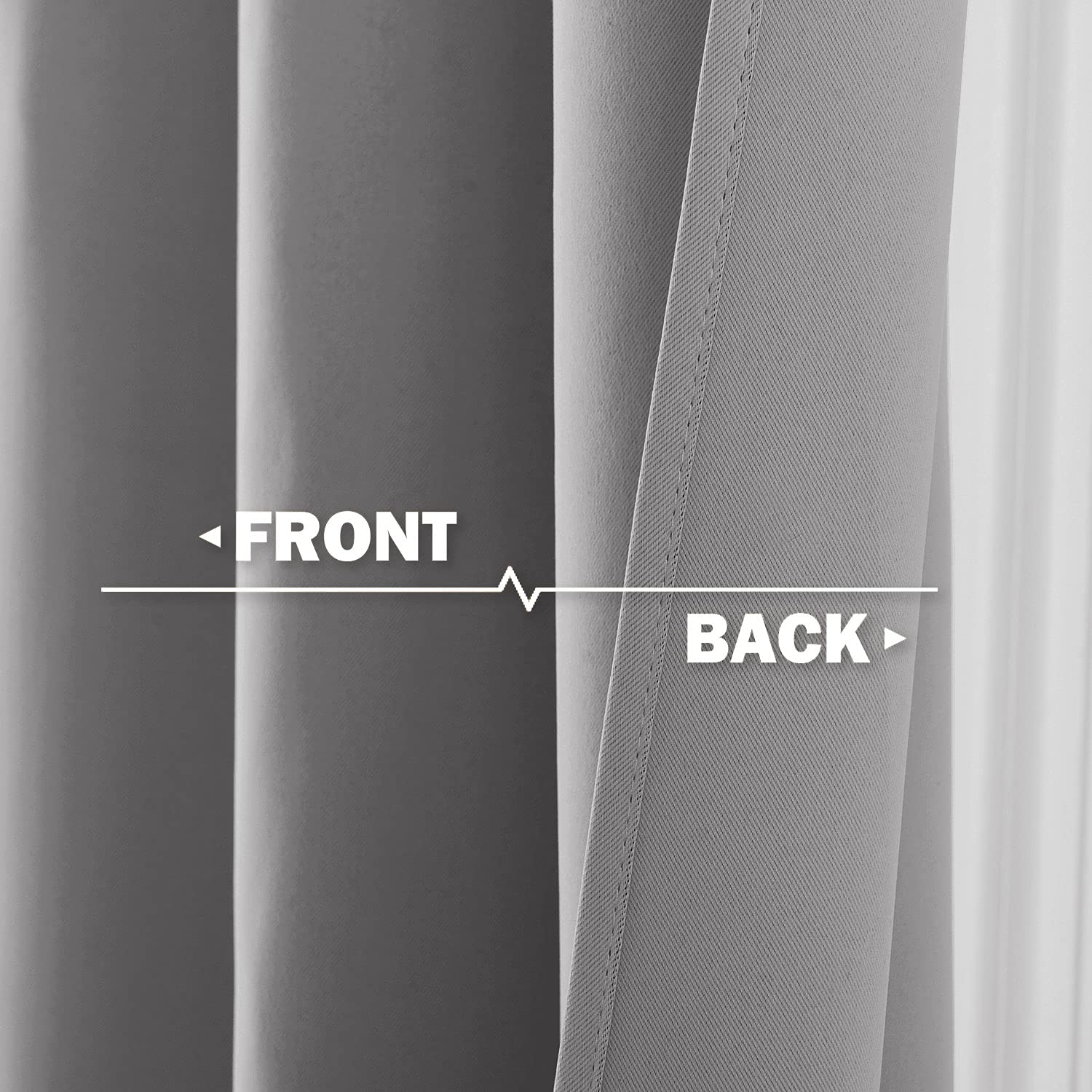 Nicetown Kitchen Window Curtains Over Sink, 30 Inch Long For Small Window Curtains Short Drapes For Bedroom, Half Window Tiers For Bathroom Nursery, W52 X L30 In Per Panel, Silver Grey, 2 Pcs
