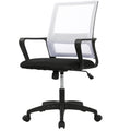 Paylesshere Gaming Chair Ergonomic Computer Chair Office Chair Video Game Chairs With Lumbar Support Desk Chair Armrest Mid Black Cushion Swivel Rolling Chair With Wheels For Home Office (White)