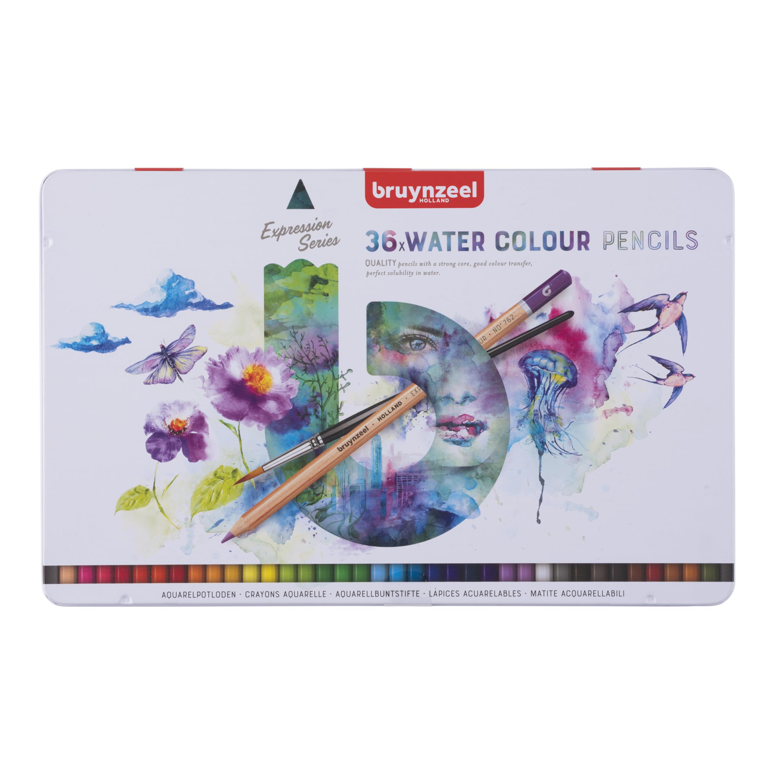 Bruynzeel Expression Colour Pencils 36-Piece Set In Tin