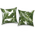 Twlear Outdoor Throw Pillow Covers 16X16 Inch, Square Patio Pillow Cases Pack Of 2, Modern Decorative Back Cushion Covers For Pa