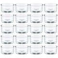 UPlama 36Pack 1 x 2 Inches Clear Glass Tealight Candle Holders,Use for Weddings Parties Dinner,Wedding Centerpieces and Home Dec