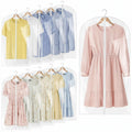 Amylove 10 Pcs 40 Clear Vinyl garment Bags for Hanging Clothes Storage
