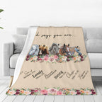 Horse Blanket Horse Decor God Says You Are Throw Blanket Super Warm Soft Plush Lightweight Fleece Flannel Bible Verse Blanket Ho