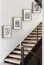 Kate And Laurel Adlynn Rectangle Picture Frame Set Of 4, 11 X 14 Matted To 8 X 10, Brown, Transitional Four-Piece Frame Set For