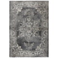 Rizzy Home Alora Decor Swagger 3'3" X 5'3" Distress Gray/Black Power-Loomed Area Rug