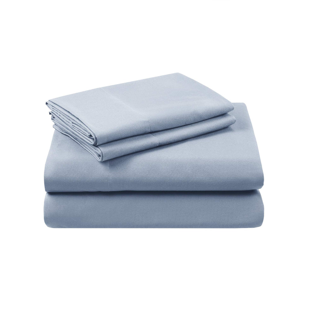 Comfort Spaces Coolmax Moisture Wicking Sheet Set Polyester Blue Full