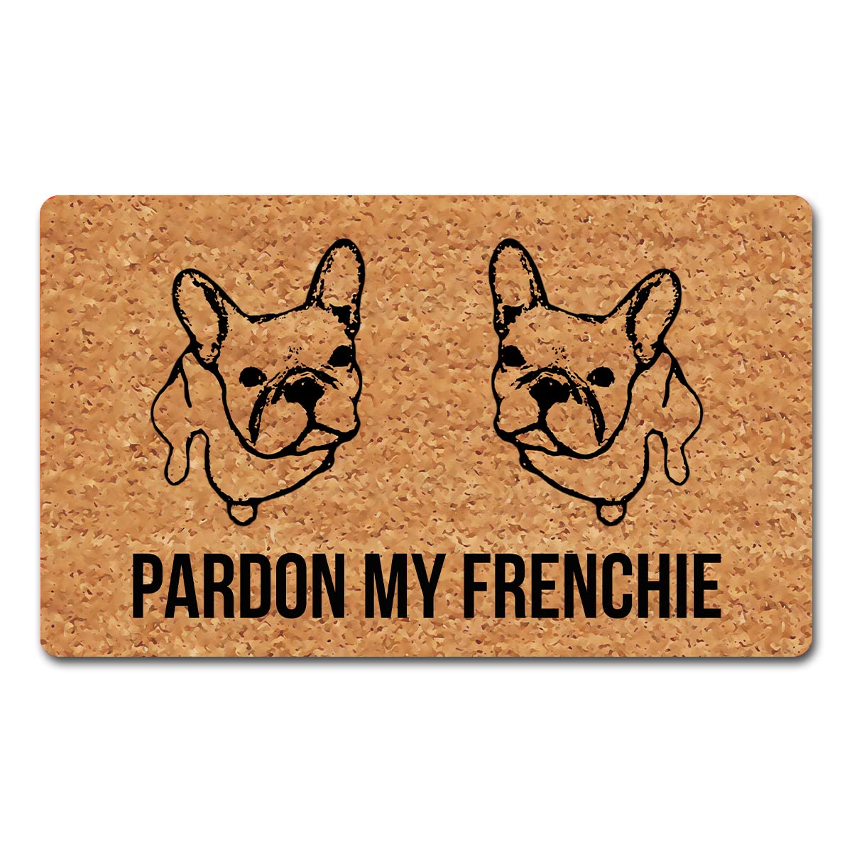 Funny Welcome Rugs House Warming Novelty Gift Mats Parden My Frenchie Cute Dog Theme Dog Mats Home Decor Rugs Front Porch Decor