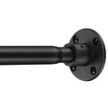 Hanging Closet Rod,29-94 Inches Space Saving Closet Rod Extender Hanging,Black Adjustable Clothes Hanging Bar, Stainless Steel C