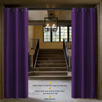 Nicetown Energy Saving Blackout Darkening Drape, Triple Weave Home Decoration Thermal Insulated Solid Ring Top Blackout Curtain/Drape For Bedroom(1 Panel, 42 X 84 Inch, Royal Purple)