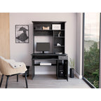 Xalo 180 Compu Hutch Desk-Grey Oak