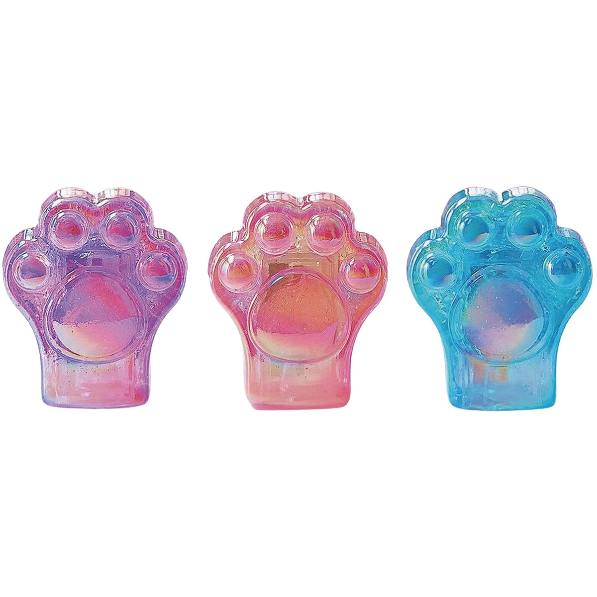 3 Pcs Cute Pencil Sharpener Cat Paw Pencil Sharpener Small Manual Pencil Sharpener Kawaii Plastic Sharpener School Office Suppli