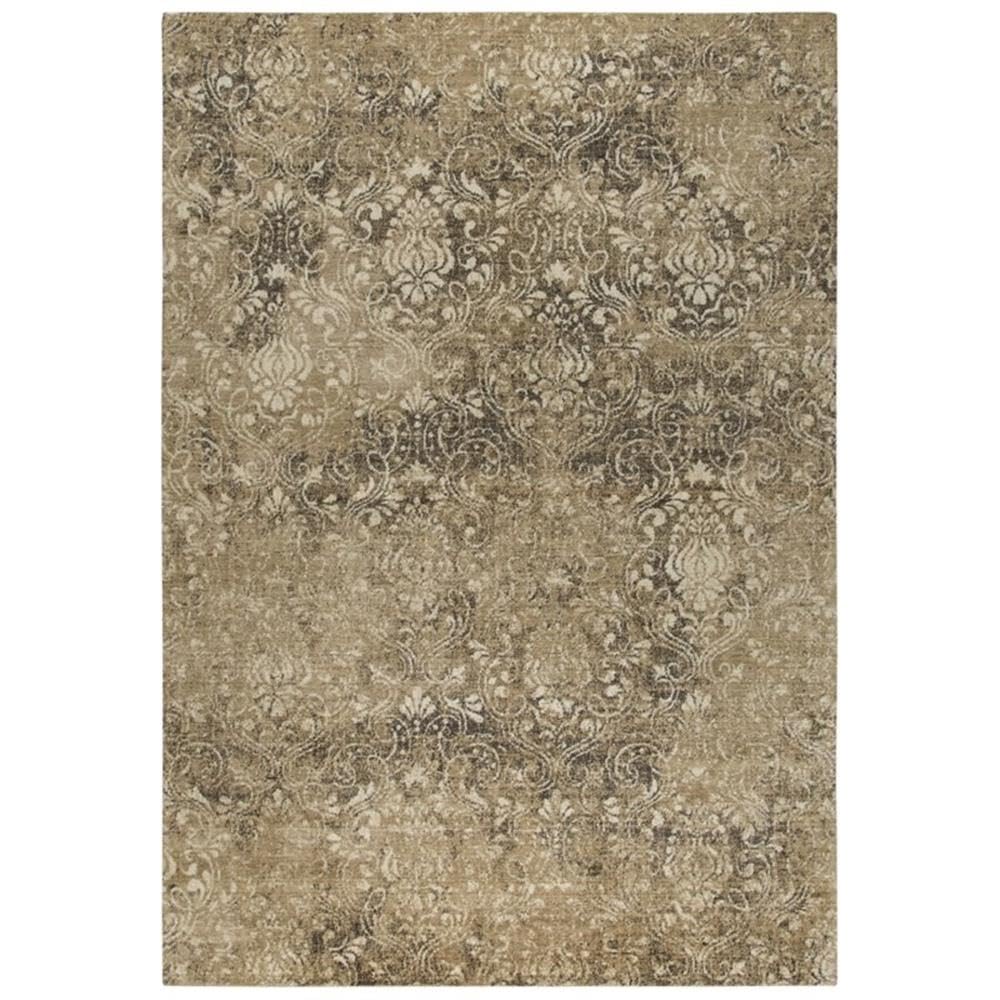Rizzy Home Alora Decor Euphoria 10' X 13' Damask Ivory/Gray/Rust/Blue Hybrid Area Rug