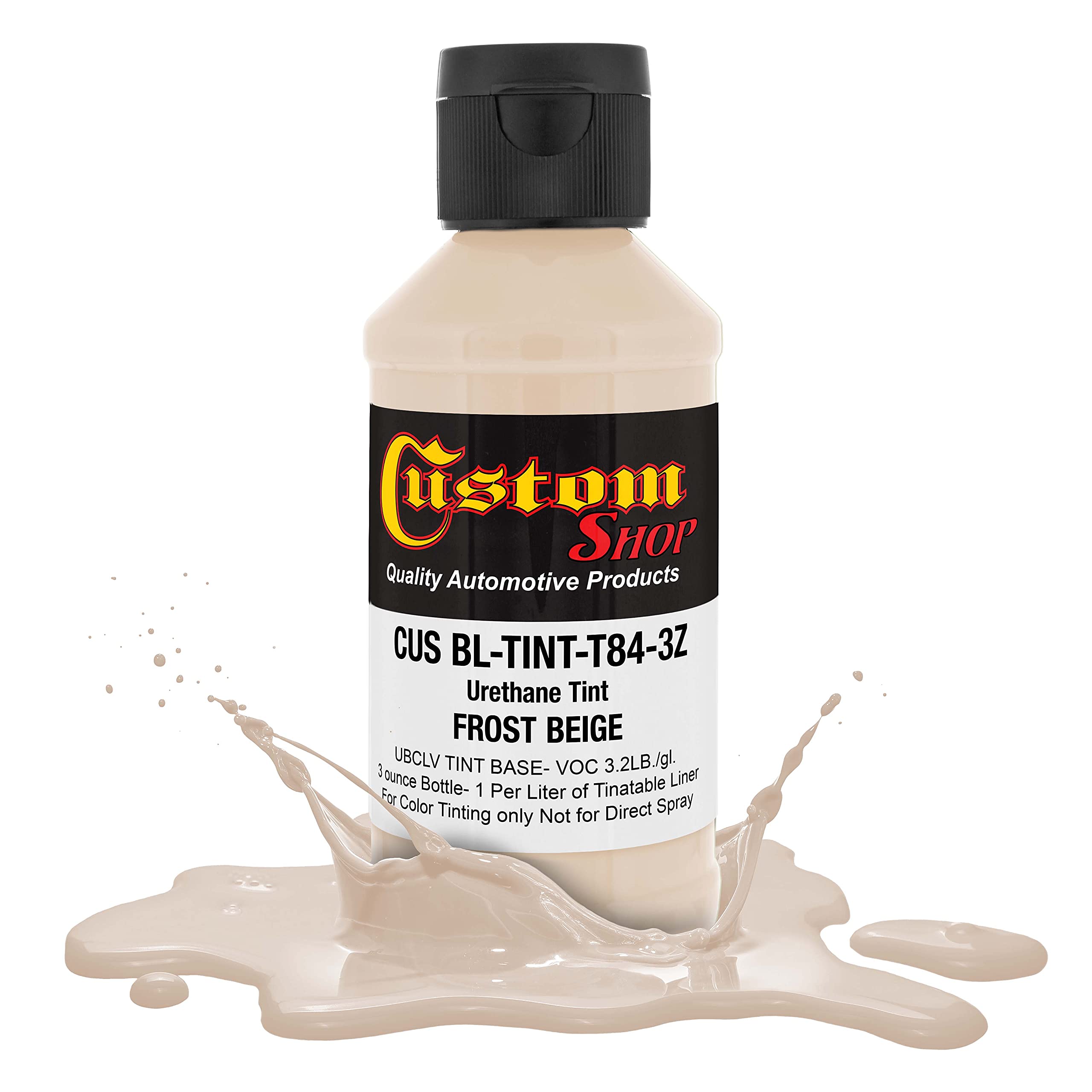 Custom Coat Camouflage Series 3 Ounce (Frost Beige Federal Standard Color #36521) Urethane Tint Concentrate For Tinting Truck Be