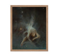 Poster Master Vintage Falling Star Poster - Retro Goddess of the Stars Painting Print - Celestial Night Sky Art - Chic Gift for 