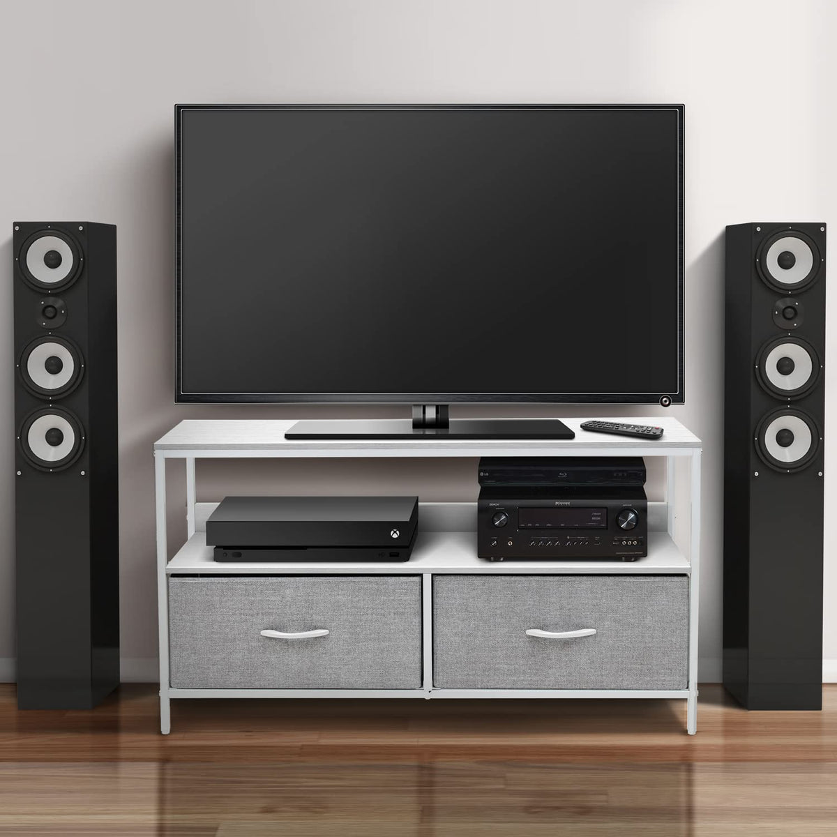Tele Riser Sorbus Tv Stand Dresser With 2 Faux Wood Drawers - Television Riser Ch ...