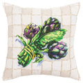 Rizzy Home 20" x 20" Poly Filled Pillow with Cotton Duck Cover-Multi
