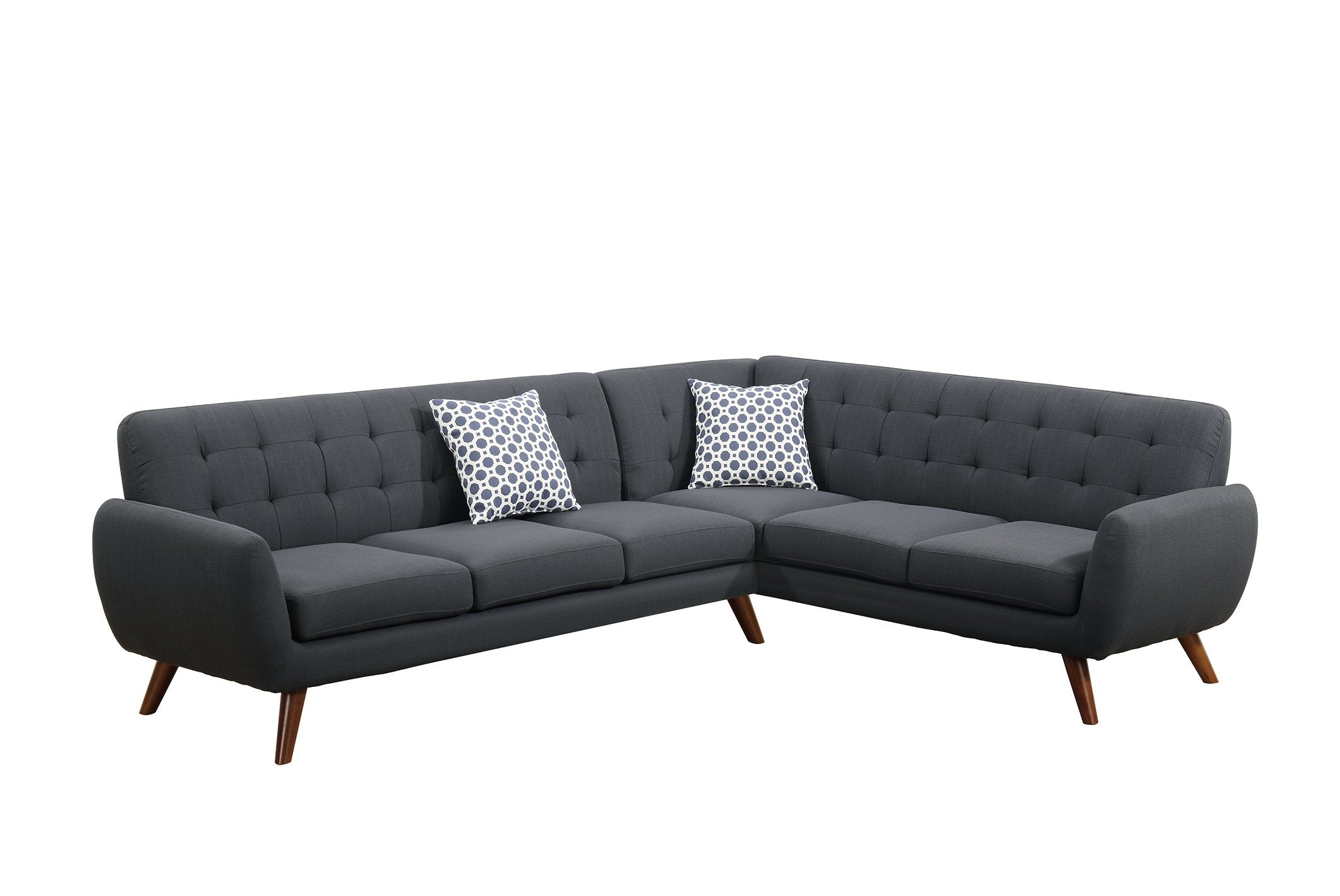 Poundex PDEX-F6962 Sofas, Black