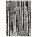 Spring 5'3" X 7'6" Abstract Beige/Black/Black/White/Gray Power-Loomed Area Rug