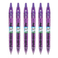 Pilot B2P - Bottle To Pen Refillable & Retractable Rolling Ball Gel Pen Made From Recycled Bottles, 0.7Mm Fine Point, Purple Ink