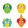Creative Converting 346446 Boy Dinosaur Masks - 24 Count