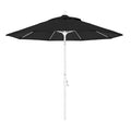 California Umbrella GSCUF908170-5408 9 Round Aluminum Pole Fiberglass Rib Market Patio Umbrella, 9-Foot, Black