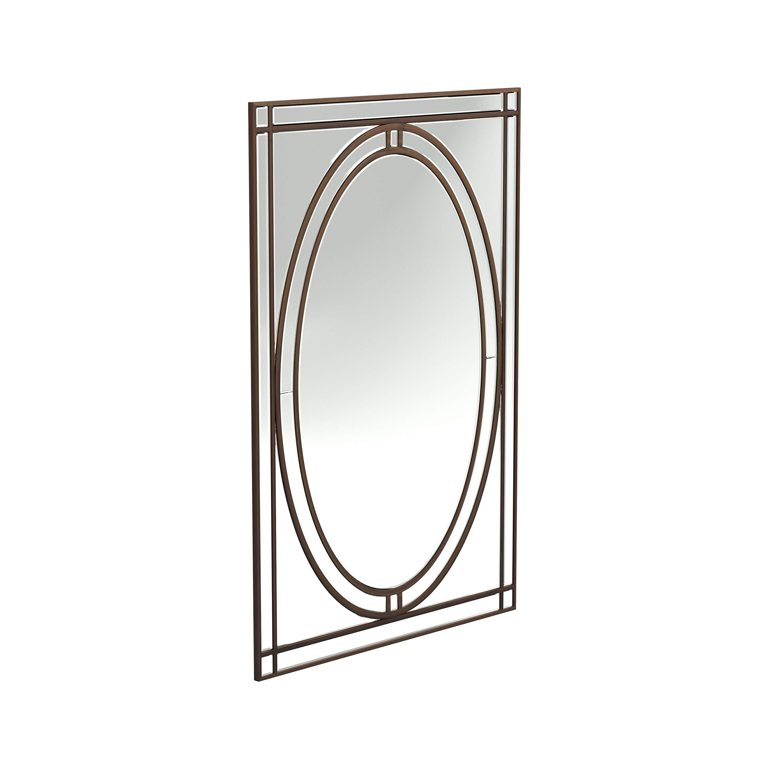 Coaster Home Furnishings Bevelled Edge Wall Mirror Silver