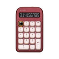 Azio Izo Wireless Mechanical Calculator & Number Pad (Red/Gold) - Bluetooth 5.0 & Usb, Gateron-Blue Mechanical Switch, 9 Backlig