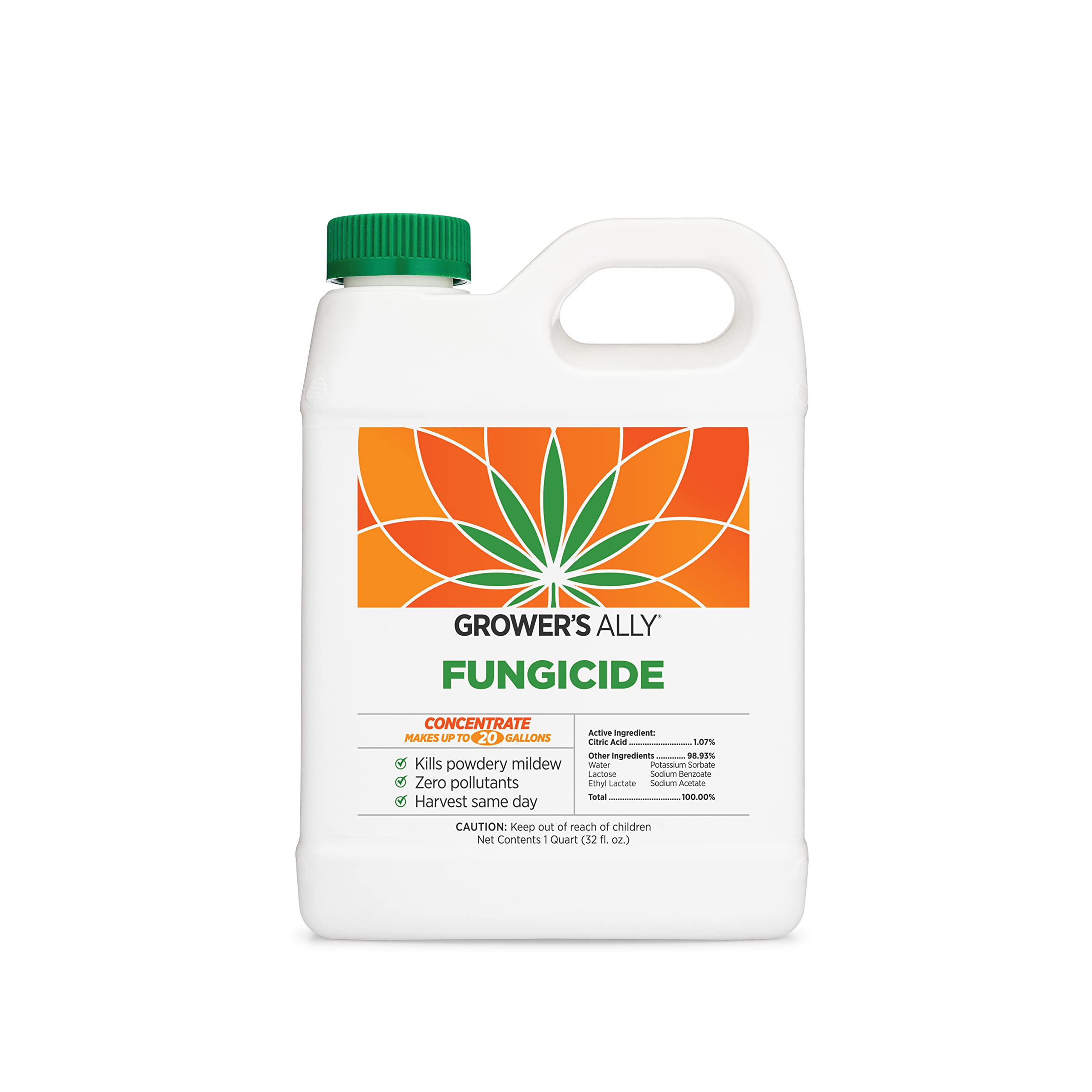 Grower'S Ally Fungicide For Plants | Plant Fungicide Treatment Control For Powdery Mildew, Fungus And More - Trusted By Cultivat