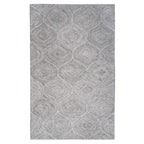 Rizzy Home Alora Decor London 5' X 8' Trellis Gray/Gray/Rust/Blue Hand-Tufted Area Rug