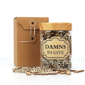 Jar of Damns - 200 PCS Damn Wooden Cutout Letter Piece - Gift Jar for Valentines Day - Bad Mood Vent - Change jar - Birthday/An