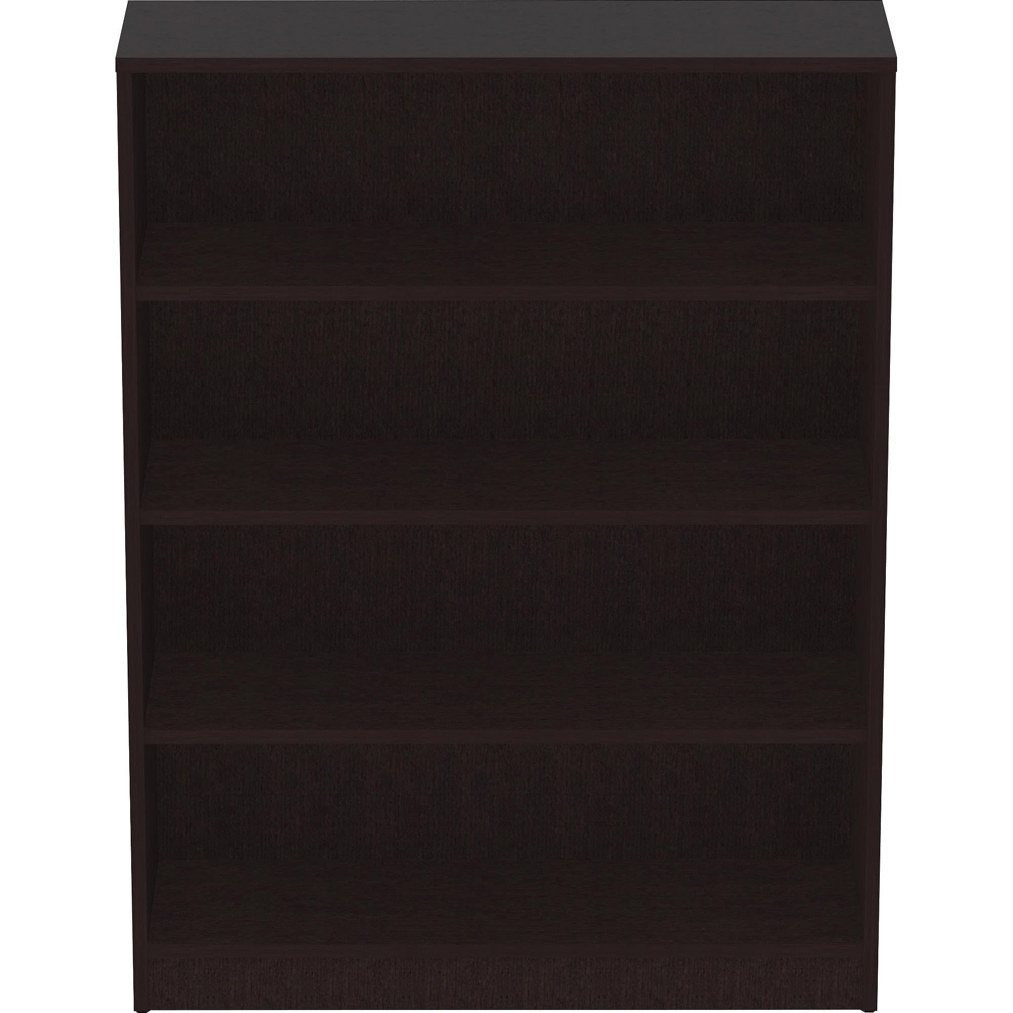 Lorell, Llr18227, Essentials Espresso Laminate Bookcase, 1 Each