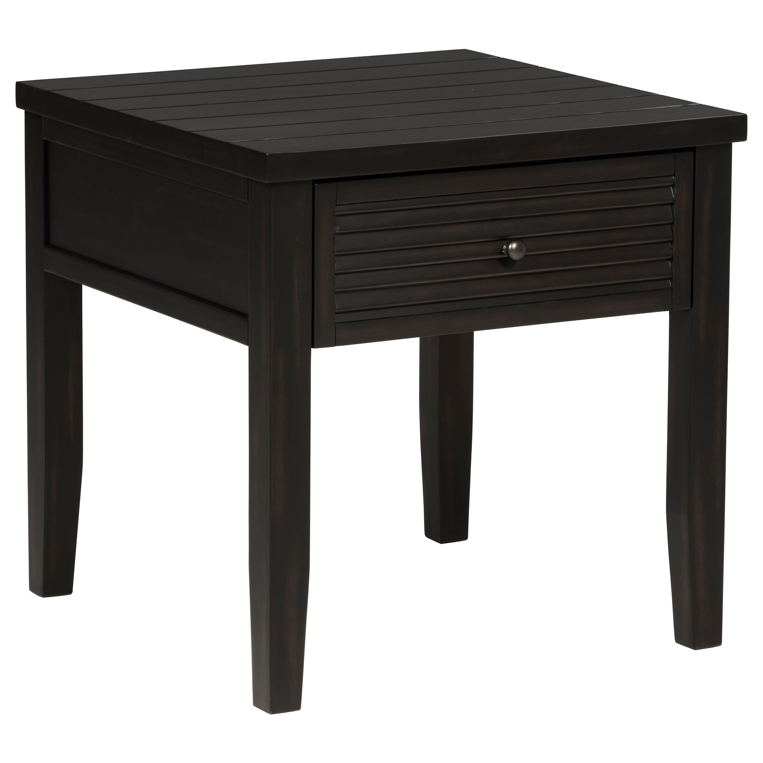 Concord 1-Drawer Square End Table - Thumbnail 4