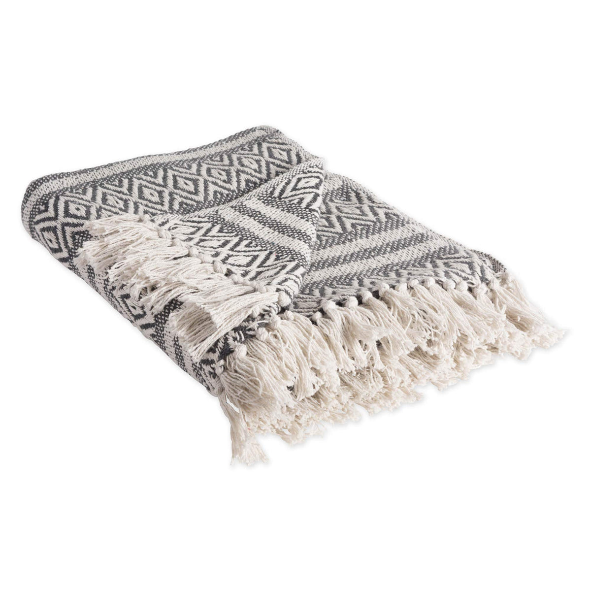 Dii Rustic Farmhouse Cotton Adobe Stripe Blanket Throw With Fringe For Chair, Couch, Picnic, Camping, Beach, & Everyday Use, 50 X 60