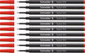 Schneider Topball 850 Refill In Euro-Format For Ink Roller Pen 0.5 Mm Red Pack Of 10