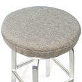Levoberg Round bar Stool Covers Linen Sponge bar Stool Cushions Round Chair seat slipcovers 13inch/33cm #2