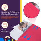 Special Supplies Sensory Bed Sheet For Kids Compression Alternative To Weighted Blankets - Breathable, Stretchy - Cool, Comforta