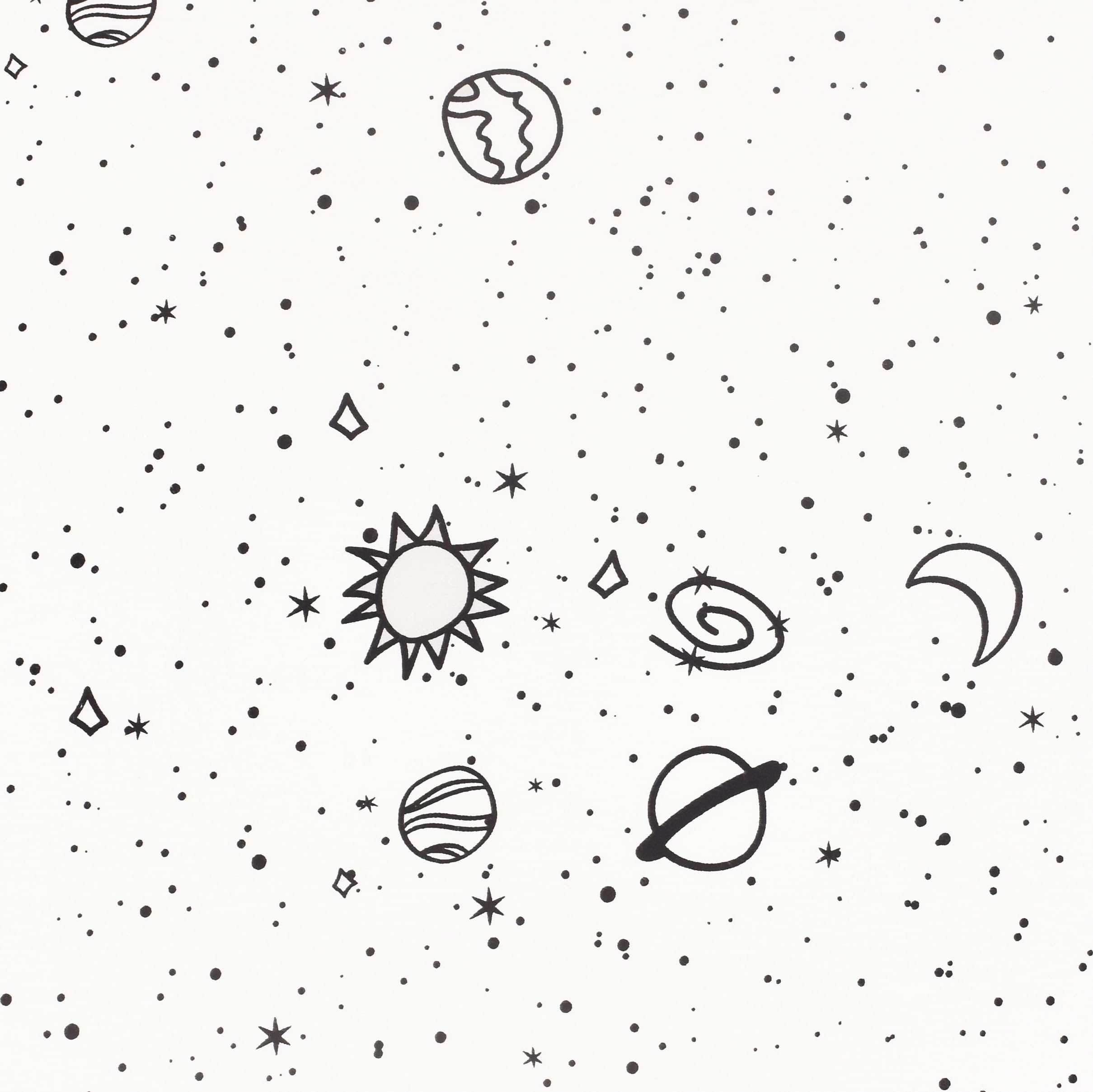 Scientific Sleep Starry Galaxy Solar System 100% Cotton 4 Pcs Queen Bed Sheet Set Kids Toddler Teen, Flat Sheet & Fitted Sheet &