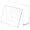 Plymor Clear Acrylic Deluxe Postcard Holder & Display (Horizontal), 6' W X 4.25' D X 4.5' H